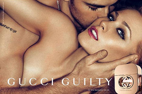 Evan Rachel Wood Gucci Guilty perfume ad campaign