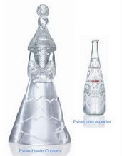 Evian Haute Couture Pret a Porter Lacroix Bottle