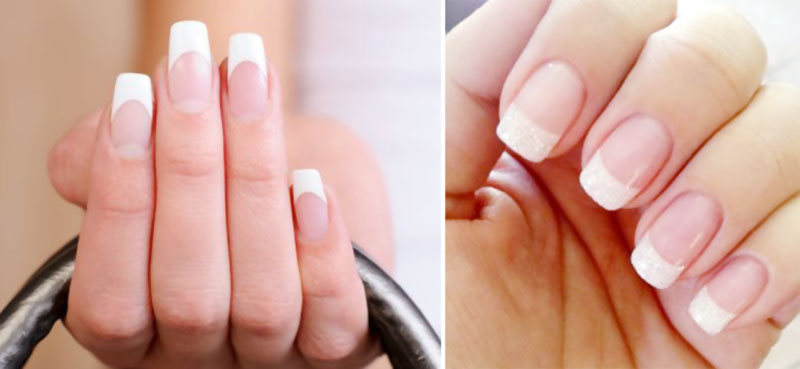 examples of classic french nails