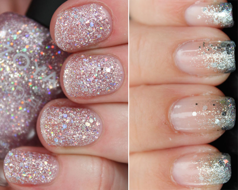 examples of silver glitter nail polish