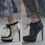 fall 2013 shoes trends laced up ankle boots Rodarte