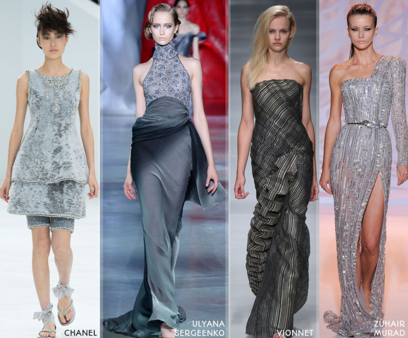 Fall 2014 trends grey Couture Winter 2015
