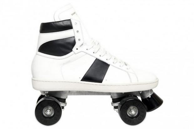 Fashionable roller skates Saint Laurent