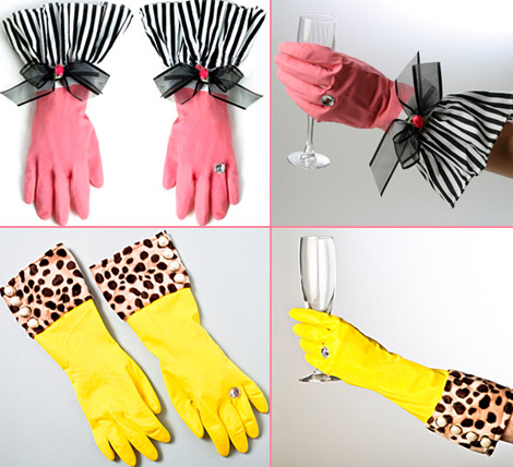 Fashionable Rubber Gloves