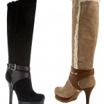 Fendi suede platform boots as worn by Mariah Carey