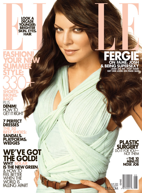 Fergie Elle May 2010 cover