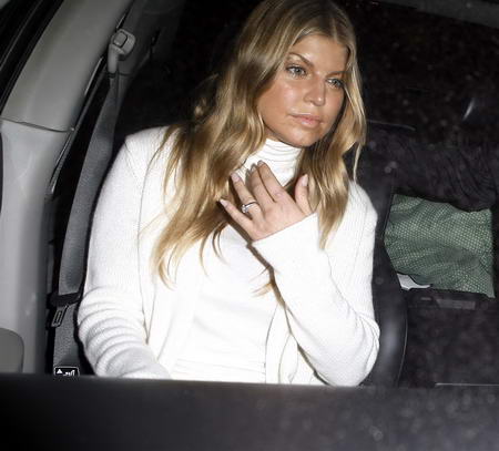 Fergie White Outfit