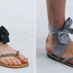 flat couture sandals Chanel fall 2014