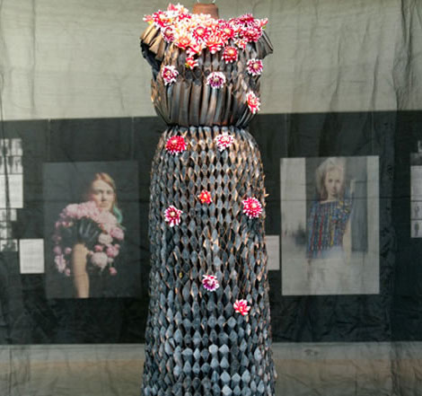 Flower dress Fashion Architecture exhibition