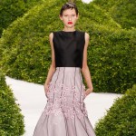 flowers on skirt Dior Couture Spring 2013 collection