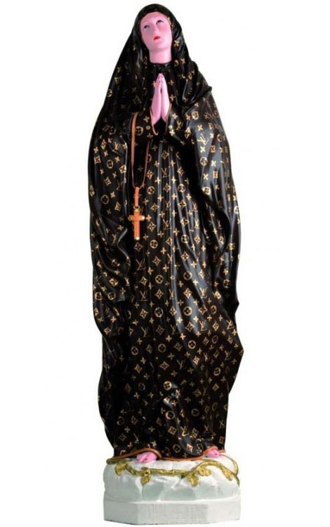 Sacred Virgin Mary Dressed In Louis Vuitton