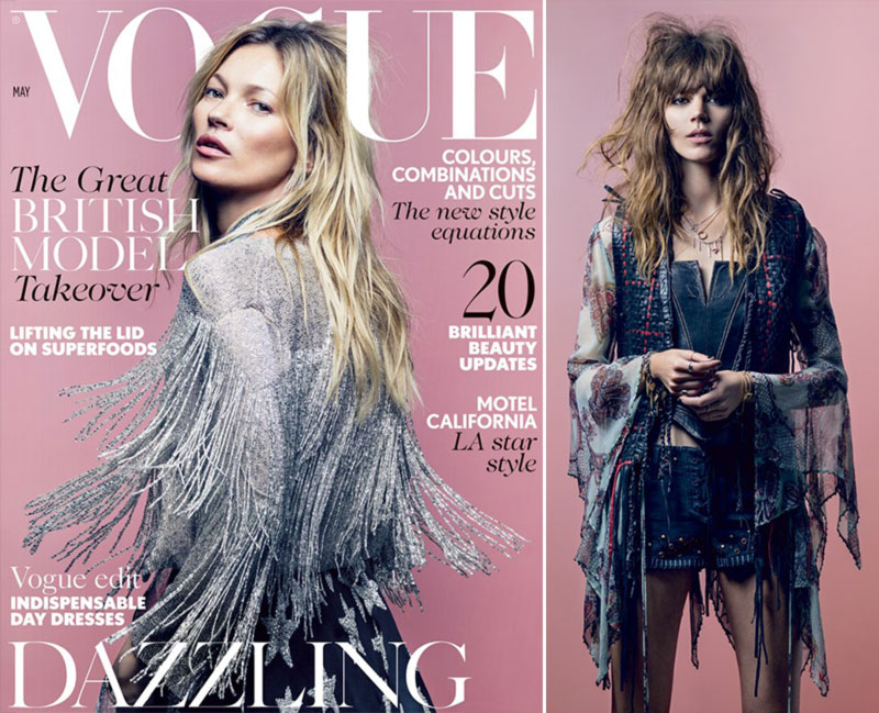 Freja Beha Erichsen styled by Kate Moss Vogue UK May 2014