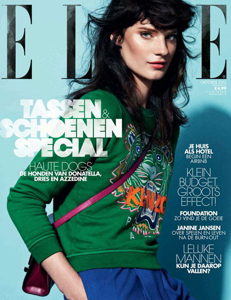 Fresh Cover Elle Netherlands October 2012 (Querelle Jansen)