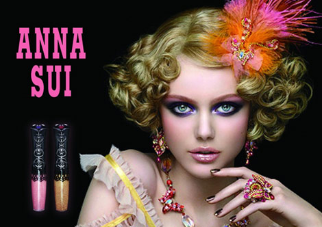 Frida Gustavsson’s Anna Sui Beauty Spring 2011 Ad Campaign