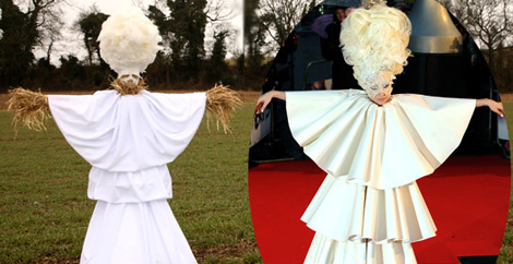 Gaga scarecrow