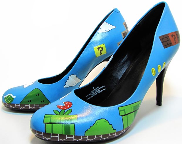 geek chic Super Mario shoes