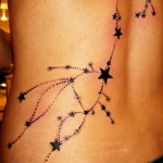 geek ink Astronomy inspired tattoo Scorpio Constellation