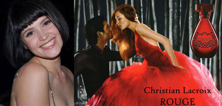 Gemma Arterton and Christian Lacroix Rouge Perfume