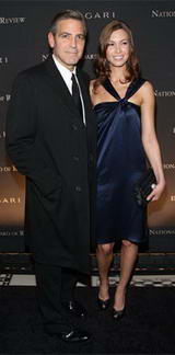 George Clooney and Sarah Larson NBR