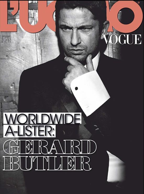 Gerard Butler covers Vogue l Uomo