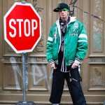 German Rapper dressed in green