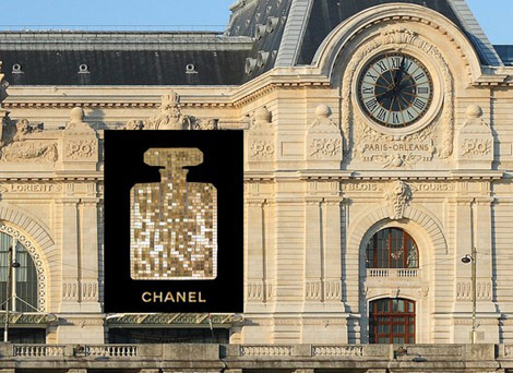 Sequined Chanel No. 5 Makes Paris’ Musee D’Orsay