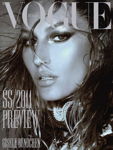 Gisele Bundchen Vogue Italy December 2010 cover