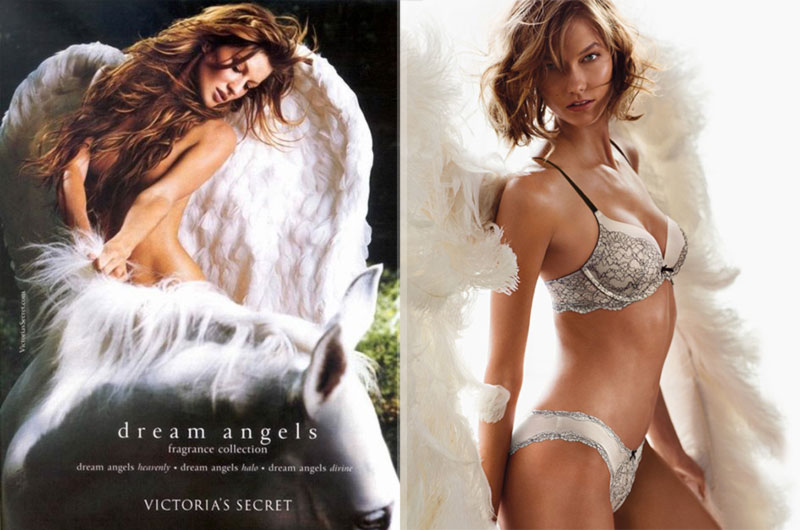 Gisele Bundchen vs Karlie Kloss Victoria s  Secret Heavenly perfume