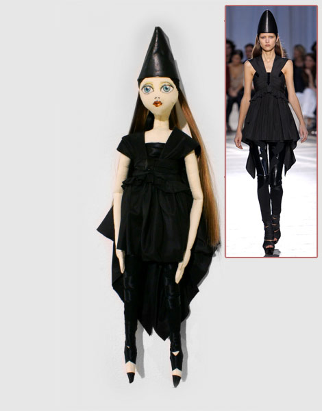 Givenchy doll catwalk