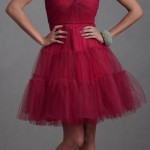 gorgeous strapless tulle party dress