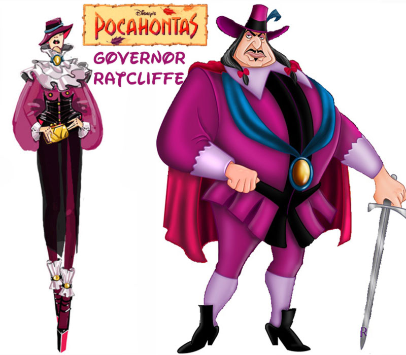 Governor Ratcliffe fashion update Disney Villains Pocahontas