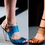 gradient plastic sandals Fendi Spring 2014