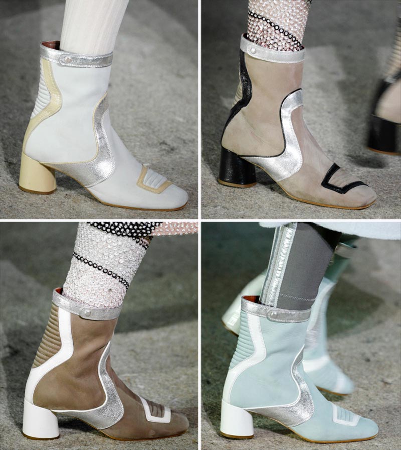 graphic retro booties Fall 2014 Marc Jacobs