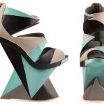 Graphic towering sandals Finsk