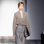 gray fall look Victoria Beckham Fall 2013 collection