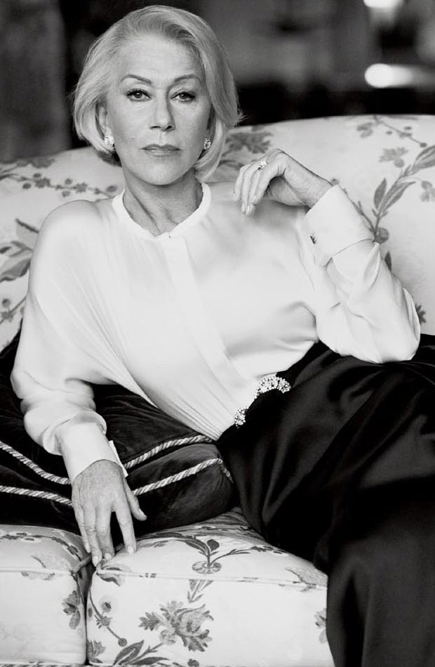 Great Dame Helen Mirren In Vogue US March 2013