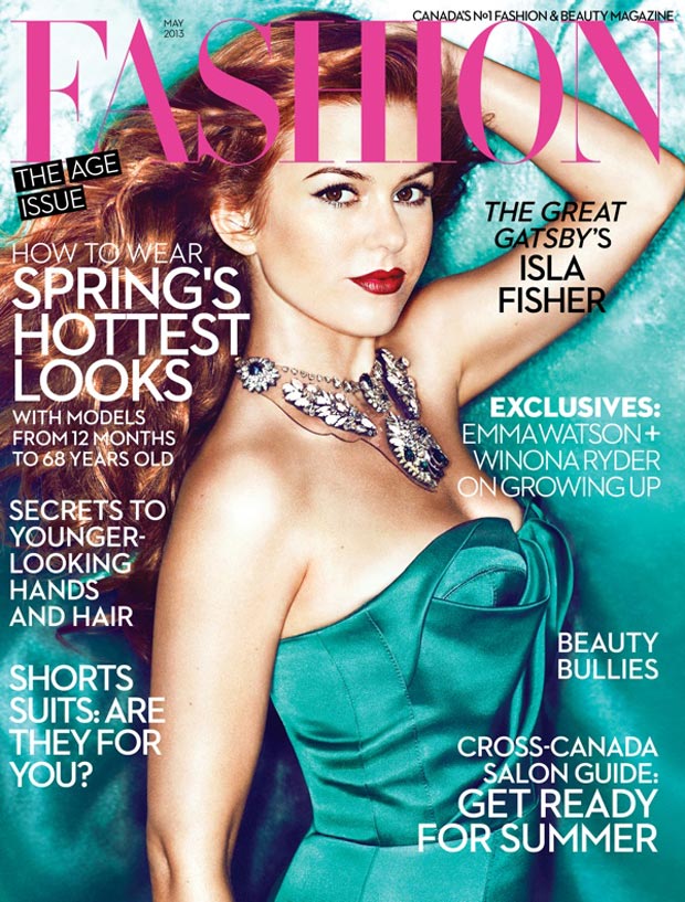 Great Gatsby s Isla Fisher Fashion magazine