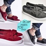 great shoes for fall F Troupe bow slip on sneakers
