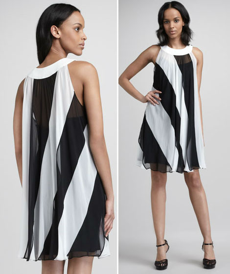 great striped dress for party