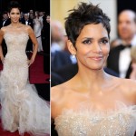 Halle Berry sequined Marchesa dress 2011 Oscars