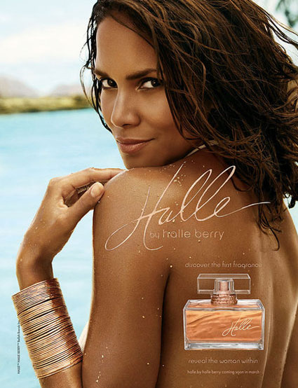 Halle by Halle Berry perfume ad
