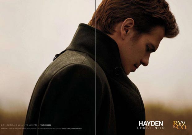 Hayden Christensen RW and Co ad campaign