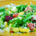 healthy arugula salad mix