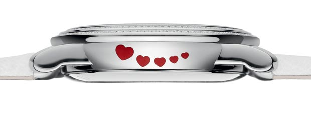 hearts on the side case Blancpain watch