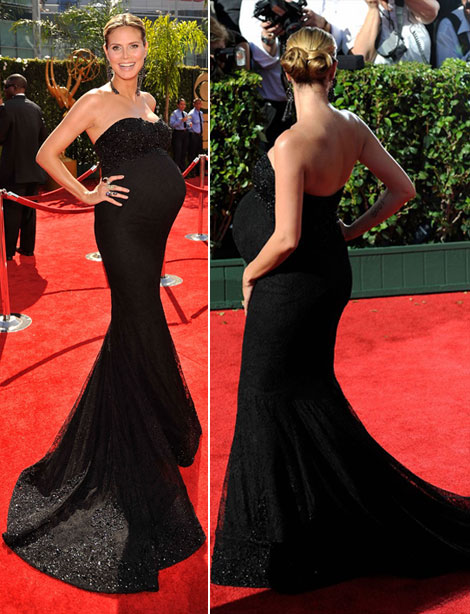 Heidi Klum 2009 Emmy Awards
