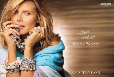 Heidi Klum Ann Taylor campaign