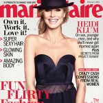 Heidi Klum Marie Claire US February 2013 cover