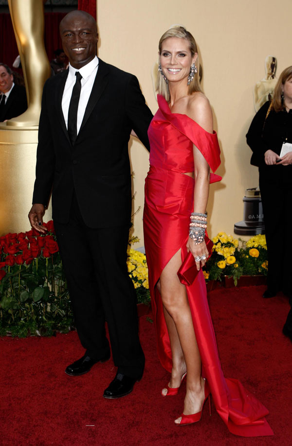 Heidi Klum Roland Moured dress 2009 Oscars 4