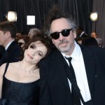 Helena Bonham Carter Tim Burton affectionate 2013 Oscars Red Carpet