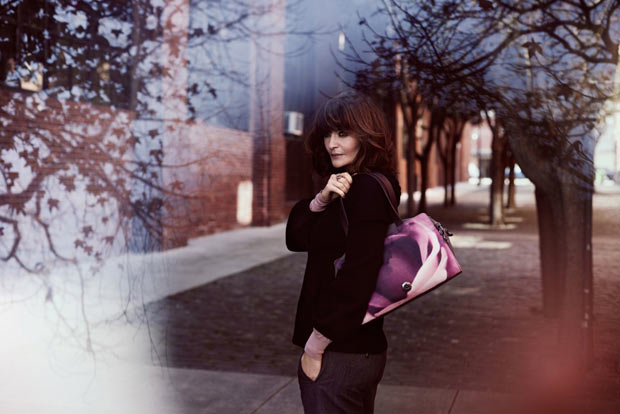Helena Christensen Kipling bags collection campaign